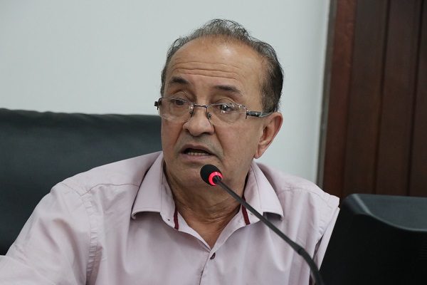 Presidente da Câmara dos Vereadores, Rubens Macedo - Foto Felipe Deliberaes